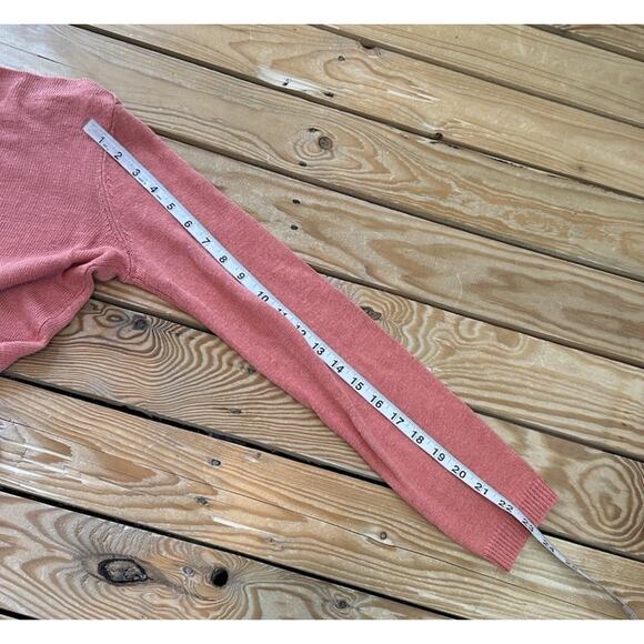 Eileen Fisher Linen Boatneck Top Size Small Women’s Red - Picture 6 of 7